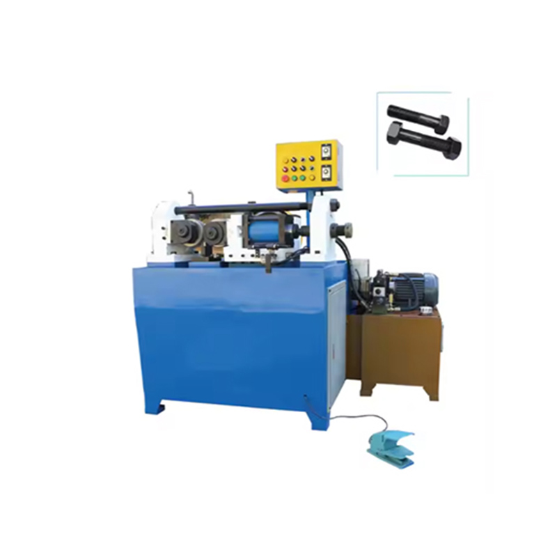 Hydraulic thread rolling machine